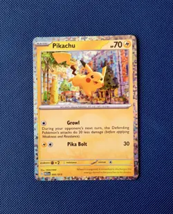 Pokemon TCG Pikachu 006/015 Mcdonald's 2023 Promo Holo Near Mint - Image 1