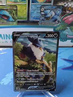 Honchkrow V - 162/172 - Pokemon Brilliant Stars Sword Shield Alternate Art NM - Image 1