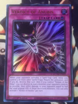 Yugioh: Verdict Of Anubis - MZTM-EN009 - Ultra Rare - 1st Edition - NM - Image 1