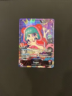 One Piece Sugar OP10-003 Parallel Alt Art Leader Royal Blood Card Game - Image 1