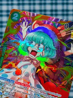 One Piece TCG Kingdoms Of Intrigue Sugar OP04-024 SR Alternate Art Foil Card NM - Image 3