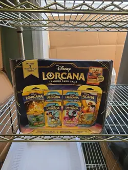 Disney Lorcana Costco Inklands Bundle Box Pirate Mickey Foil Promo *Damaged Box - Image 1
