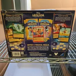 Disney Lorcana Costco Inklands Bundle Box Pirate Mickey Foil Promo *Damaged Box - Image 2
