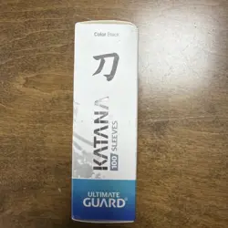 1 pack of 100 Ultimate Guard Katana Transparent Standard Sized Card Sleeves - Image 4
