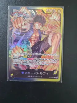 Monkey D Luffy ST13-003 L The Three Brothers Bond One Piece Card Japan Uk SELLER - Image 1