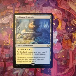 Magic the Gathering-Lorwyn Eclipsed/Hallowed Fountain 265 REGULAR - Image 1