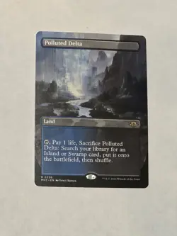 Polluted Delta - Borderless - MH3 - Near Mint - MTG - Image 1
