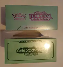 Pokemon Temporal Forces (Walking Wake) & Paradox Rift ETBs Elit Trainer Boxes - Image 3