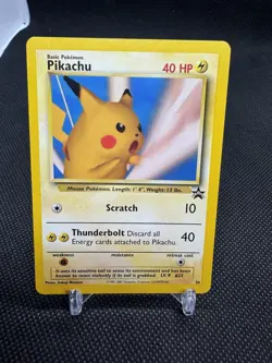 2001 Pokemon WotC Black Star Promo PIKACHU #26 SNAP PROMO Wizards - Image 1