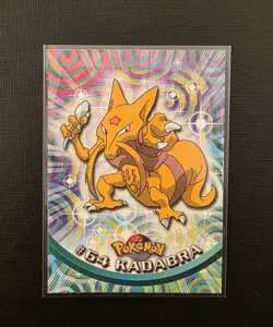1999 Topps Pokemon Kadabra #64 TV Animation Edition Series 1 Black Label Non-Hol - Image 1