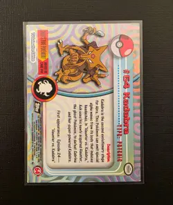 1999 Topps Pokemon Kadabra #64 TV Animation Edition Series 1 Black Label Non-Hol - Image 2