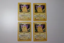 Pokemon Base Set Pikachu 58/102 – Unlimited – Lot of 4 – Vintage WOTC - Image 2