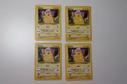 Pokemon Base Set Pikachu 58/102 – Unlimited – Lot of 4 – Vintage WOTC - Image 4
