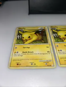 ( 2 ) HP-Dmg Pokemon TCG Pikachu Heartgold & Soulsilver 78 Regular Promo Promo - Image 2
