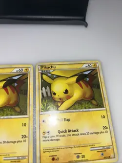 ( 2 ) HP-Dmg Pokemon TCG Pikachu Heartgold & Soulsilver 78 Regular Promo Promo - Image 5