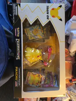 Pokemon TCG Celebrations Premium Figure Collection Pikachu VMAX Box - Sealed 820650809408 - Image 1