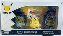 Pokemon TCG Celebrations Pikachu VMAX Premium Figure Collection Factory Sealed 820650809408 - Image 1