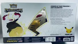 Pokemon TCG Celebrations Pikachu VMAX Premium Figure Collection Factory Sealed 820650809408 - Image 4