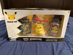 NEW SEALED Pokemon TCG 25th Celebrations Pikachu VMax Premium Figure Collection - Image 1