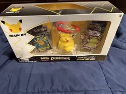 NEW SEALED Pokemon TCG 25th Celebrations Pikachu VMax Premium Figure Collection - Image 2