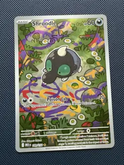 Pokemon TCG Shroodle 149/132 Illusion Rare Mega Evolutions - Image 1