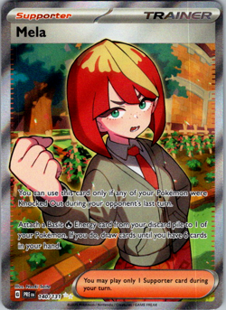Mela - 140/131 - Pokemon TCG Prismatic Evolutions Ultra Rare NM - Image 1