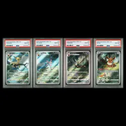 Pokemon Chinese Gem CBB2C PSA 10 Set Umbreon Sylveon Leafeon Eevee - Image 1