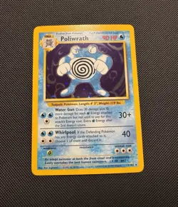 Pokemon TCG Poliwrath 13/102 Base Set Holofoil Rare Near Mint Original 1999 WoTC - Image 5