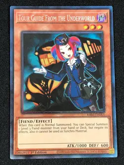 YUGIOH TOUR GUIDE FROM THE UNDERWORLD RA01-EN005 1ST 25TH COLLECTORS RARE (NM) - Image 1