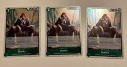 X3 One Piece Card Game TCG Shanks OP14-027 R M/NM Condition - Image 1