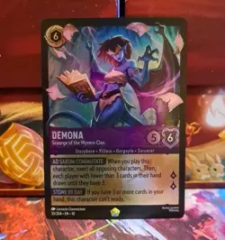 Lorcana Whispers In The Well Demona 55/204 FOIL - Image 1