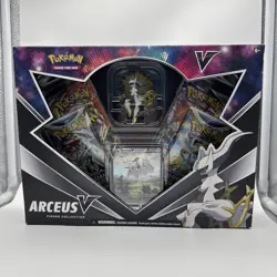 Pokemon TCG Arceus V Figure Collection Box w/Promo Card and Cosmic Eclipse Pack 820650850165 - Image 1