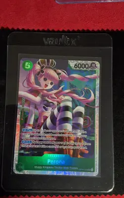 Perona OP14-033 SR One Piece Card Game English Azure Sea’s Seven Foil NM - Image 3