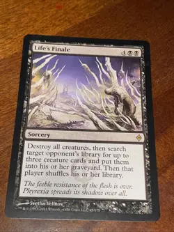 Life's Finale 65 New Phyrexia Regular MTG TCG CARD NM - Image 1