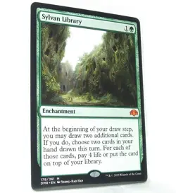 Sylvan Library Dominaria Remastered Mythic MTG Card 179 - Image 1