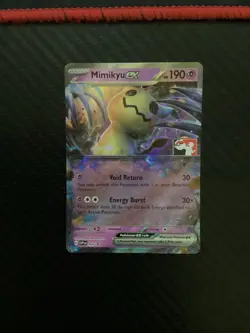 Mimikyu ex (Stamped) - 004 (Prize Pack Series Cards) - Near Mint NM Play Stamped - Image 1
