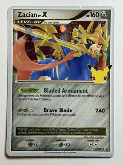 Zacian LV. X - SWSH: Sword & Shield Promo Cards SWSH135 Pokemon card NM - Image 1