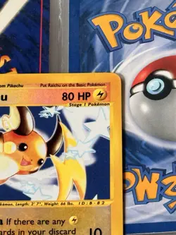 Pokemon Raichu Expedition Base Set Reverse Holo Error Card 25/165 - Image 3