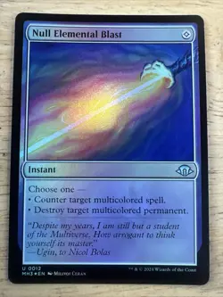 NULL ELEMENTAL BLAST *Foil* Modern Horizons 3 MH3 #0012 **UNCOMMON** - Image 1