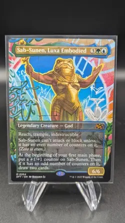 Sab-Sunen, Luxa Embodied BORDERLESS Aetherdrift Magic MTG NM - Image 1