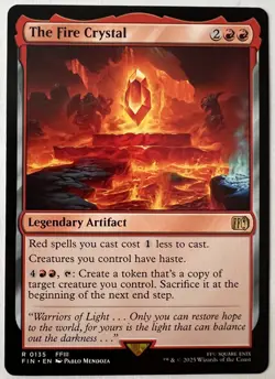 The Fire Crystal - MTG - Final Fantasy - NM - Image 1