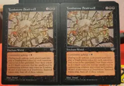 mtg TOMBSTONE STAIRWELL X 2 NM Light and Dark Printings VHTF Pair Mirage -Argo- - Image 1