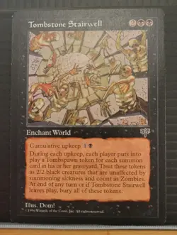 mtg TOMBSTONE STAIRWELL X 2 NM Light and Dark Printings VHTF Pair Mirage -Argo- - Image 5