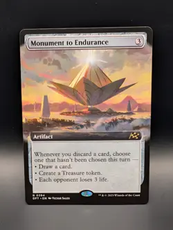 MTG - Monument to Endurance - EXTENDED ART - Artifact - DFT #394 - Rare - Image 1