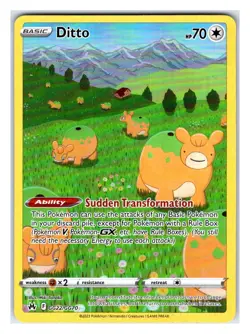 Pokemon TCG - Ditto - Crown Zenith: Galarian Gallery GG22/GG70 Ultra Rare - Image 1