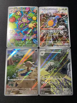 Pokemon TCG Scarlet & Violet / Mega Evolution Era Illustration Rare Holo Lot - Image 1