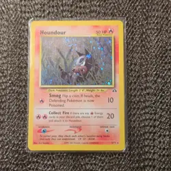 Pokemon Houndour Holo Rare 5/75 Neo Discovery 50 HP 2001 Nintendo Creatures - Image 1