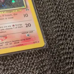 Pokemon Houndour Holo Rare 5/75 Neo Discovery 50 HP 2001 Nintendo Creatures - Image 3