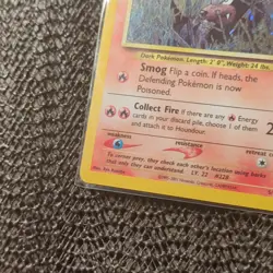 Pokemon Houndour Holo Rare 5/75 Neo Discovery 50 HP 2001 Nintendo Creatures - Image 4