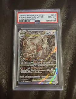 Pokemon Slab PSA 10 Hisuian Zoroark VSTAR Jp #234 Vstar Universe - Image 1